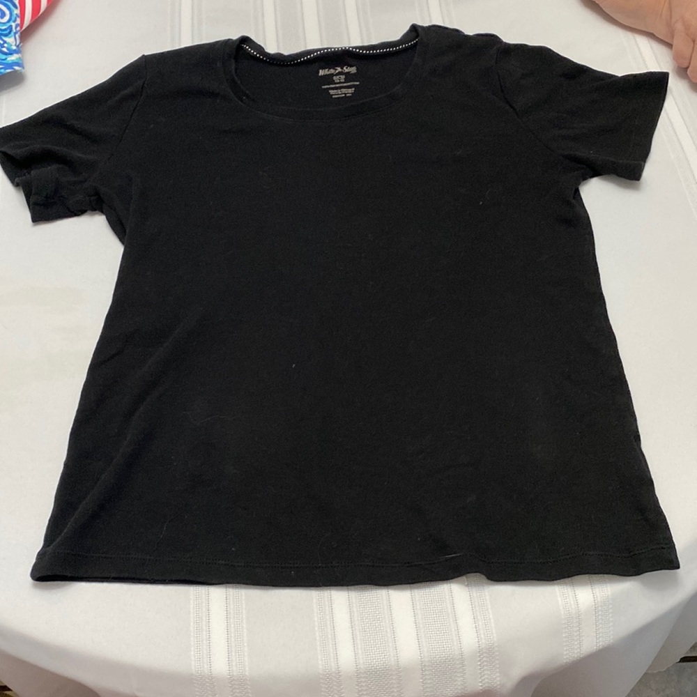 Black cotton t shirt